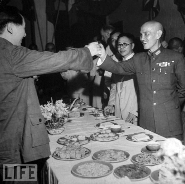 Chiang Kai-Shek and Mao Zedong.