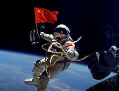 Chinese space walk.