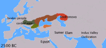 Indo-Europeans, 2500 B.C.