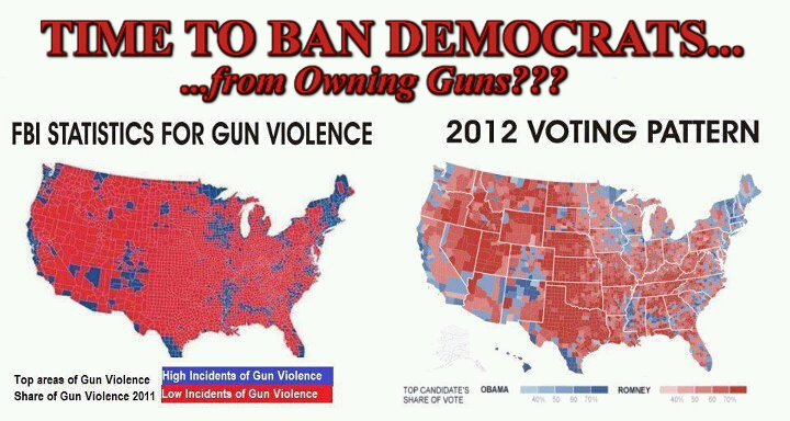 Gun violence by county.