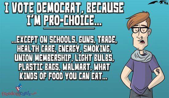 Pro-choice Democrat.