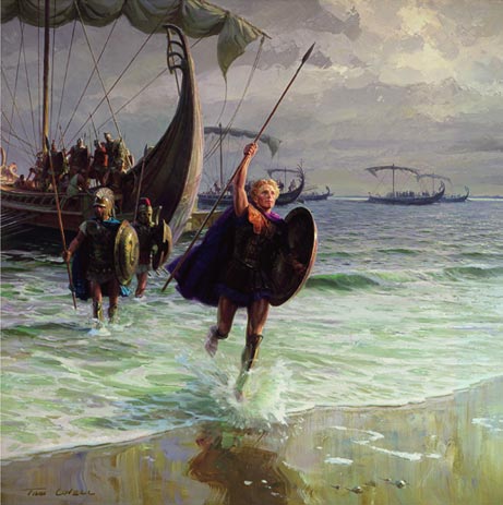 Alexander in the Hellespont.