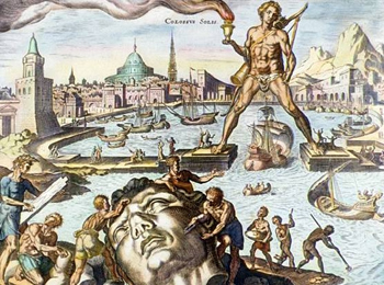 The Colossus of Rhodes, done wrong.