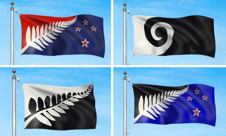 Proposed New Zealand flags.