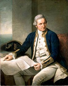 Captain James Cook.