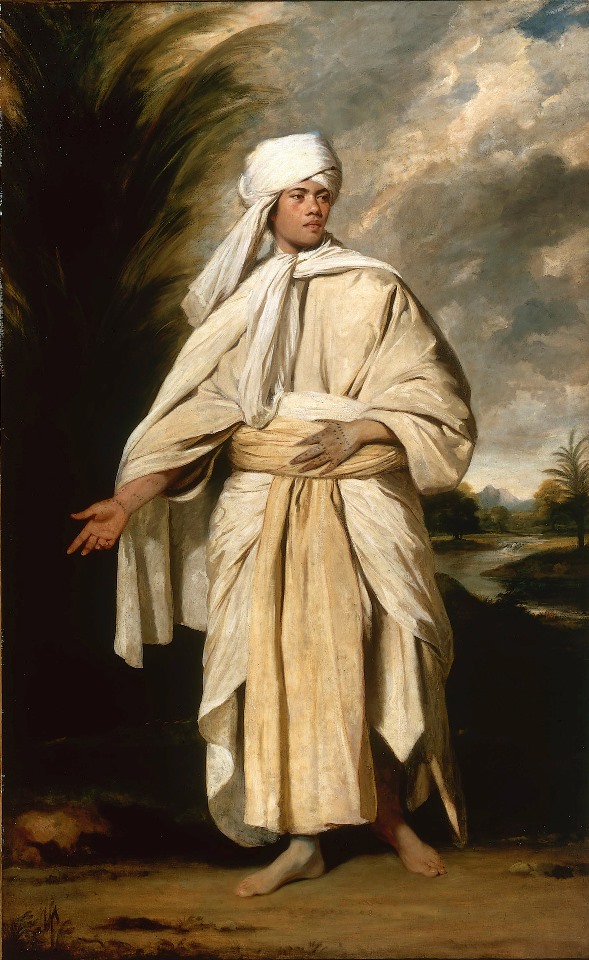 Portrait of Omai by Joshua Reynolds.