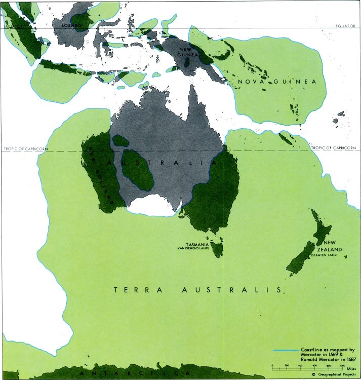 Terra Australis vs. Australia.