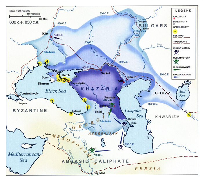 The Khazar state.