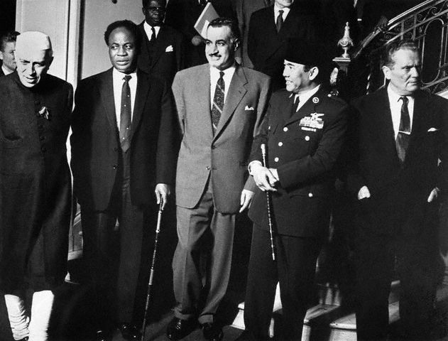 Nehru, Nkrumah, Nasser, Sukarno and Tito.