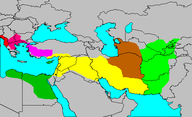 Greek kingdoms, 167 B.C.